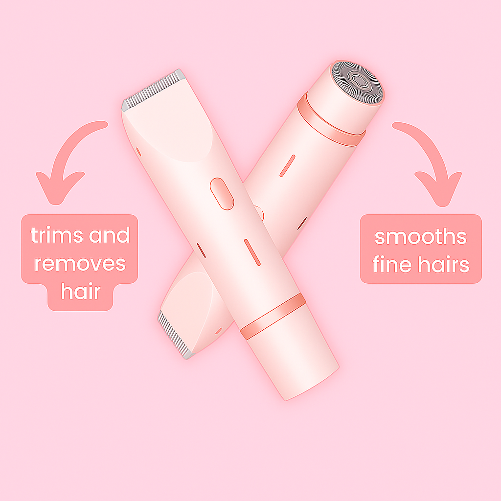 GloTrim Dual – 2-in-1 Women’s Body Shaver